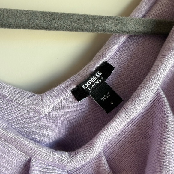 Express Lilac Ruffle Blouse - Picture 3 of 3